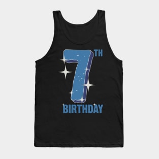7th birthday for boys Tank Top